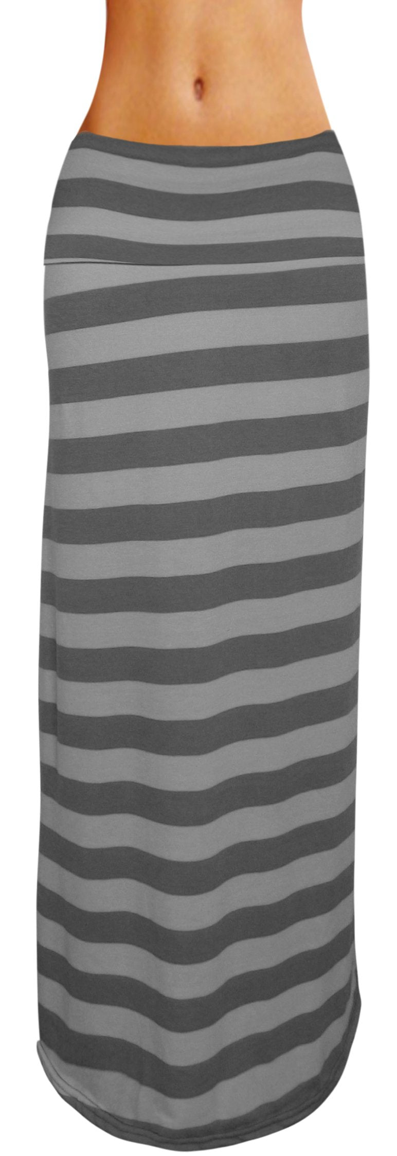 Wholesale Bulk Lot: Fold Over Waist Banded Maxi Skirt Variety Reseller Pack