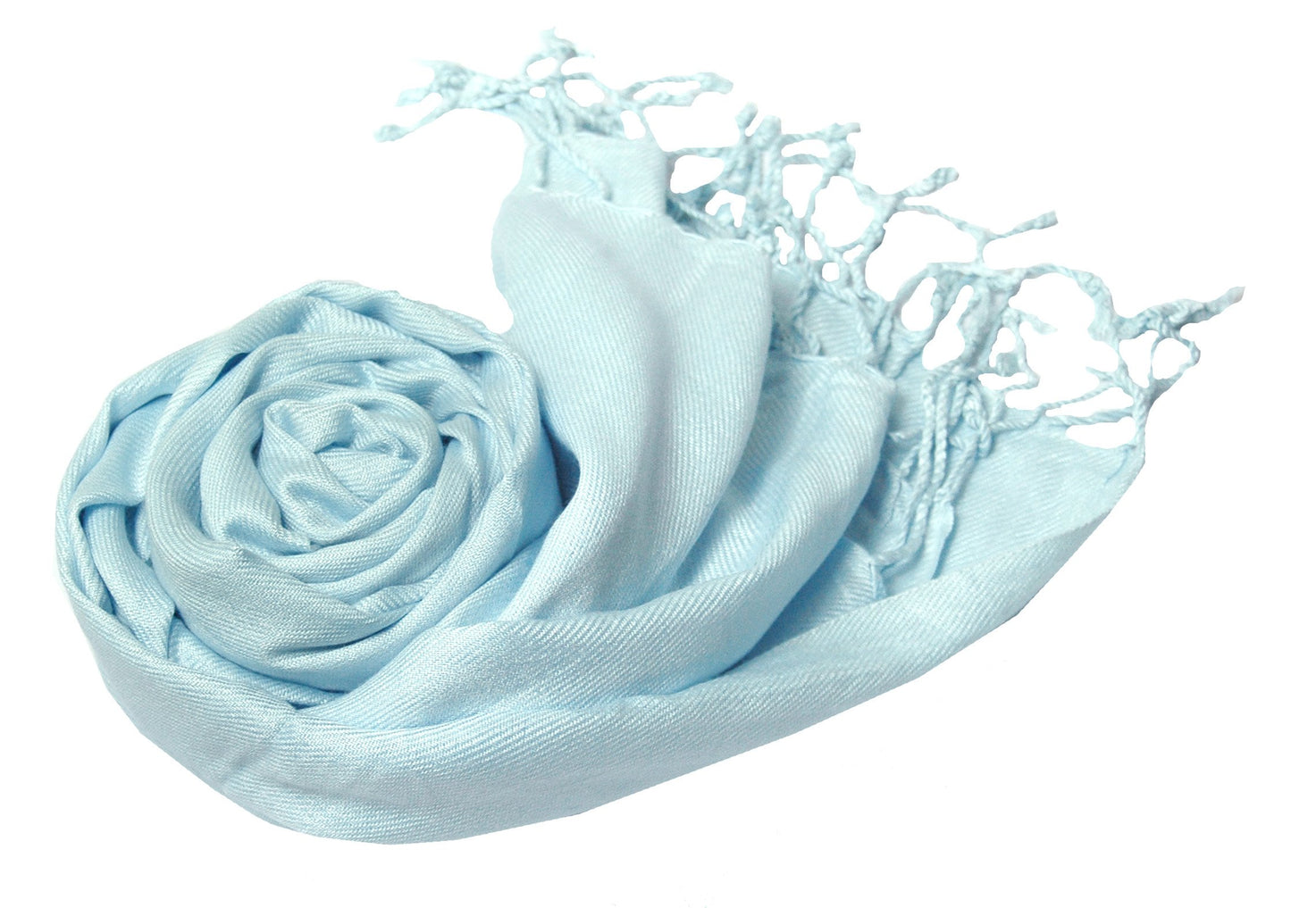 Wholesale Bulk Lot Baby Blue Pashmina Stole Wrap Scarf for Resellers