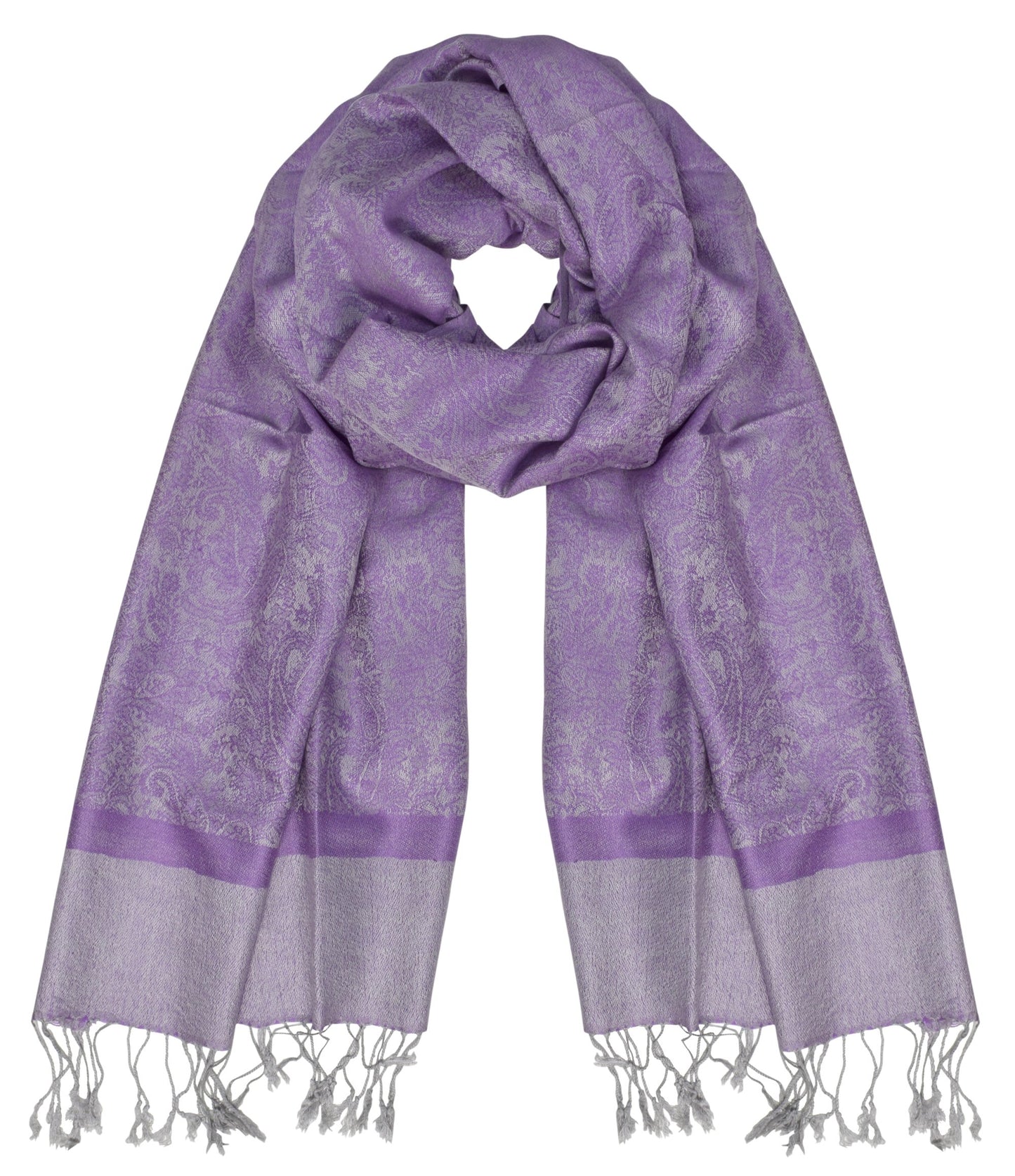 Wholesale Bulk Lot Vintage Paisley Pashmina Shawl Wrap Grape Silver for Resellers