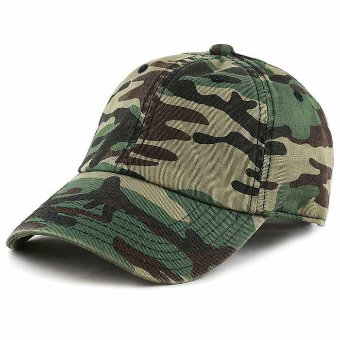 Newhattan Camo Baseball Cap Hats