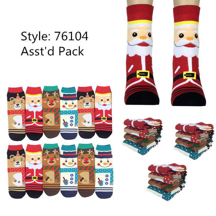 12 pack Women's's Cute Art Cartoon Colorful Casual Crew Cotton Animal Socks #