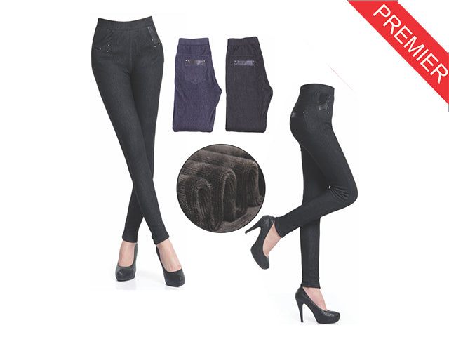 Women'S Thick Faux Fur Lined Legging GDP8510-AT