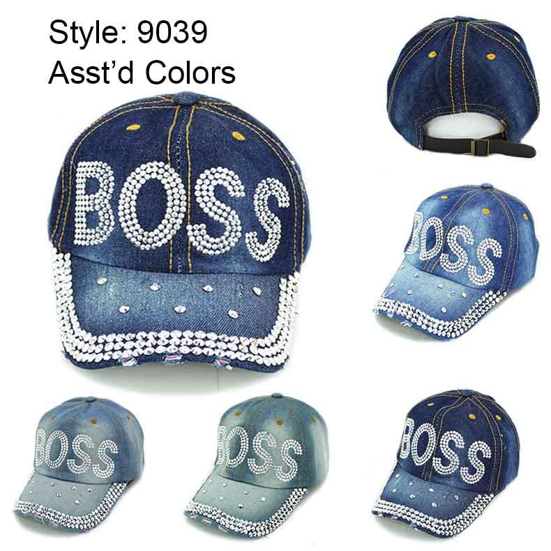 Denim Stone 100% Cotton 12 Pack Baseball Caps
