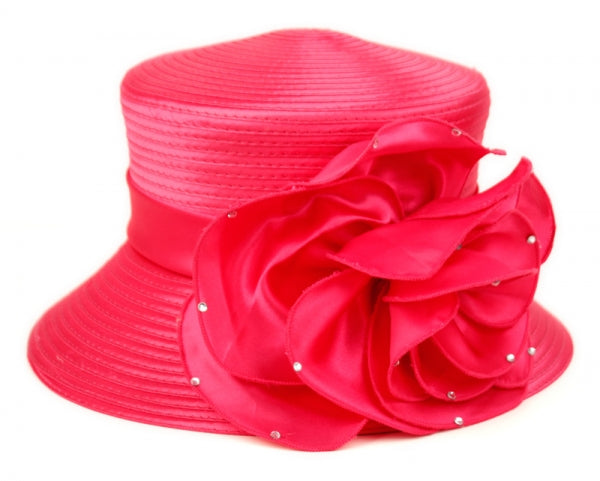 Fascinator With Big Flower Trim