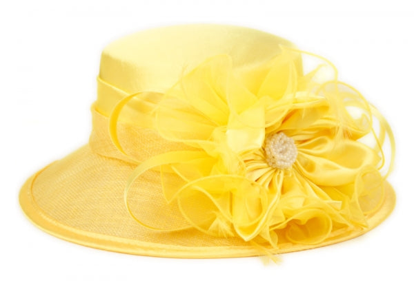 Fascinator With Big Flower Trim