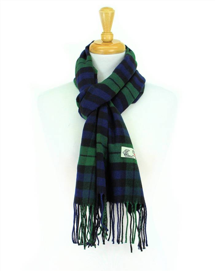 Plaid Cashmere Feel Scarf 12