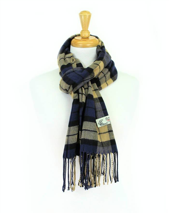 Plaid Cashmere Feel Scarf 12