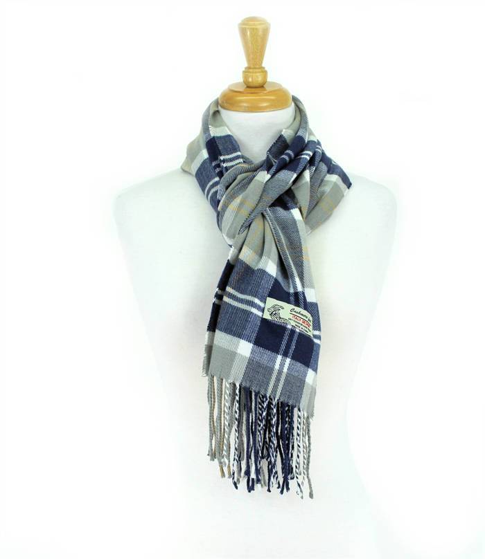 Plaid Cashmere Feel Scarf 12