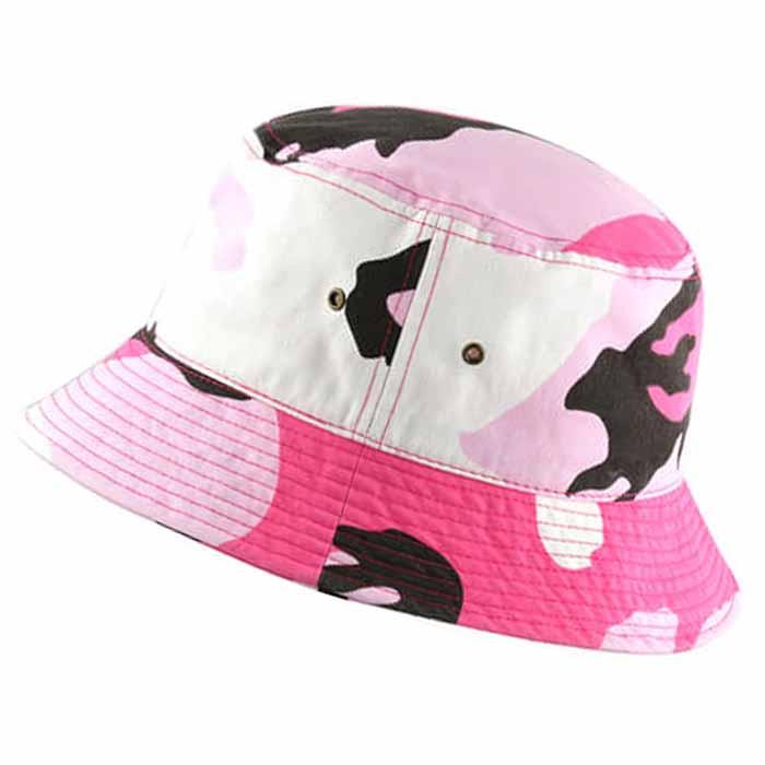 Newhattan Cotton Camo Bucket hats