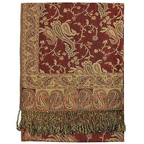 Wholesale Rose Paisley Pashmina Scarf
