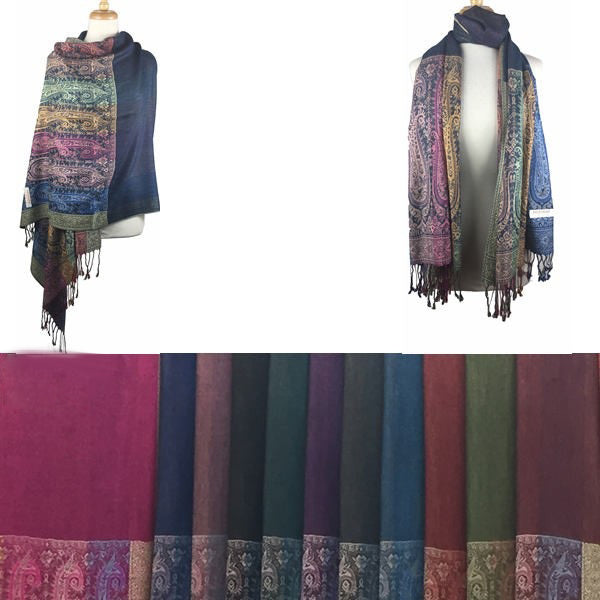 Wholesale Bulk Pack Pashmina 12 - pack Assorted Colors