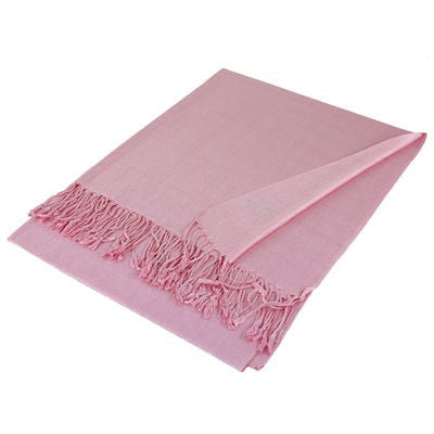 Wholesale Pink Solid Pashmina Scarf