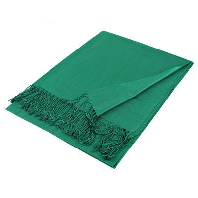 Wholesale Green Solid Pashmina Scarf