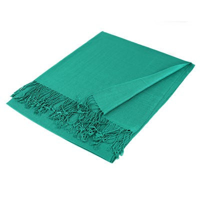 Wholesale Green Solid Pashmina Scarf