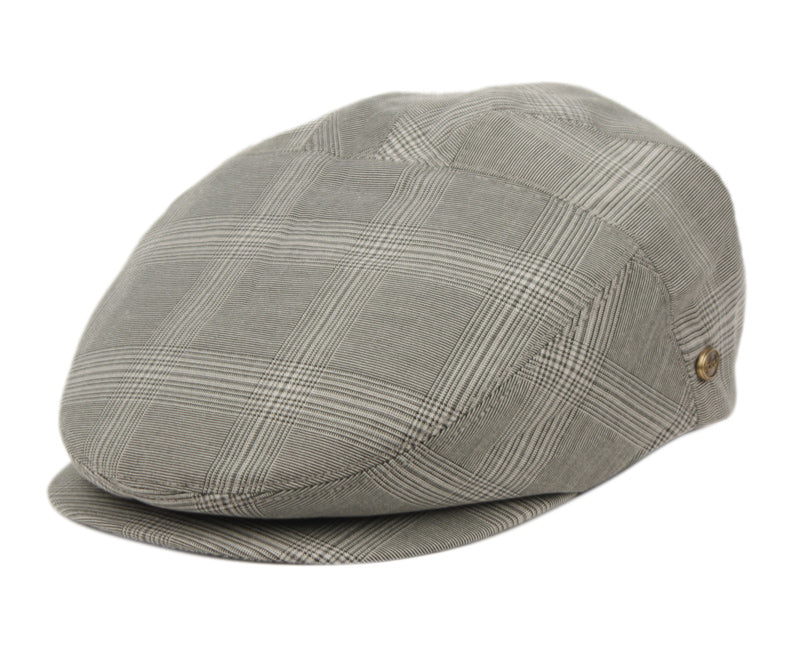 Slim Fit Six Panel Check Ivy Caps