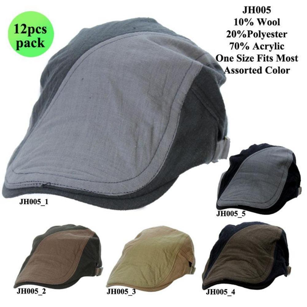 Two-Tone Ivy Cap - 12Pc Set