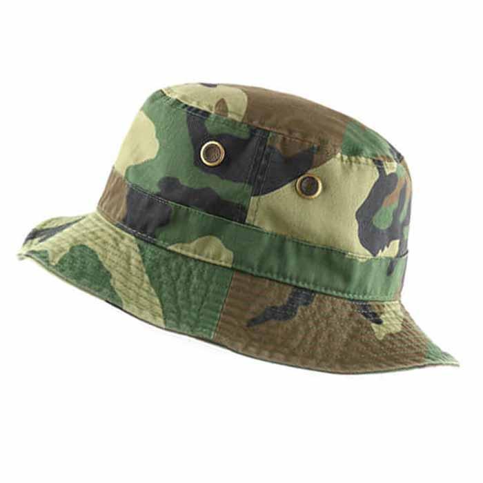 Newhattan Cotton Camo Bucket hats