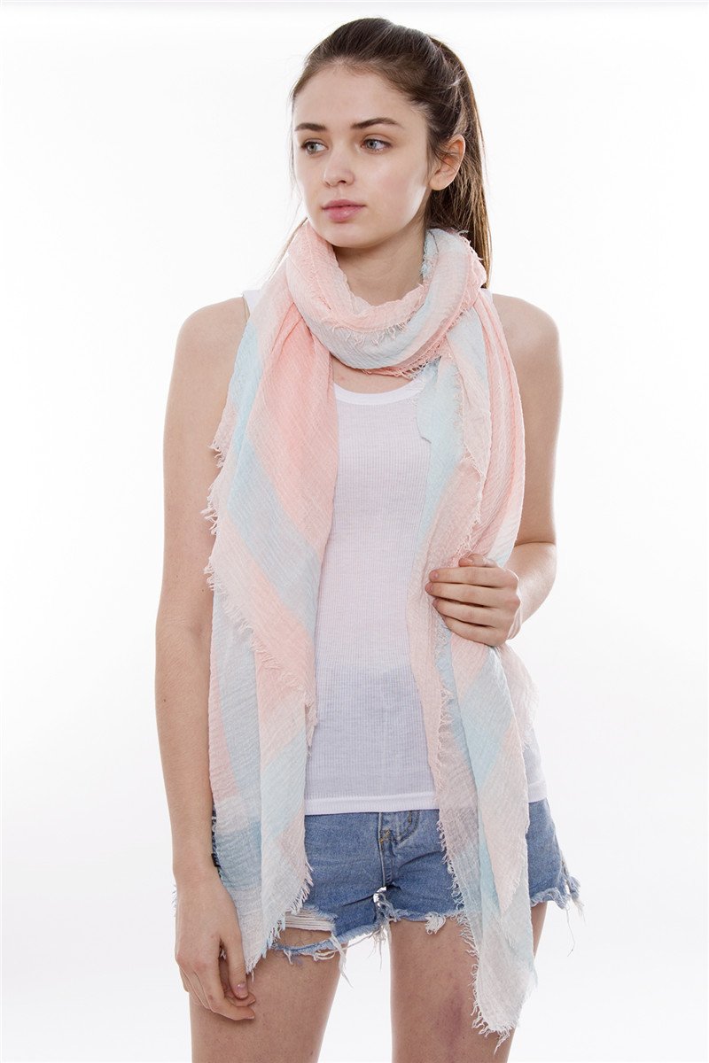 Mixed Geo Print Oblong Scarf