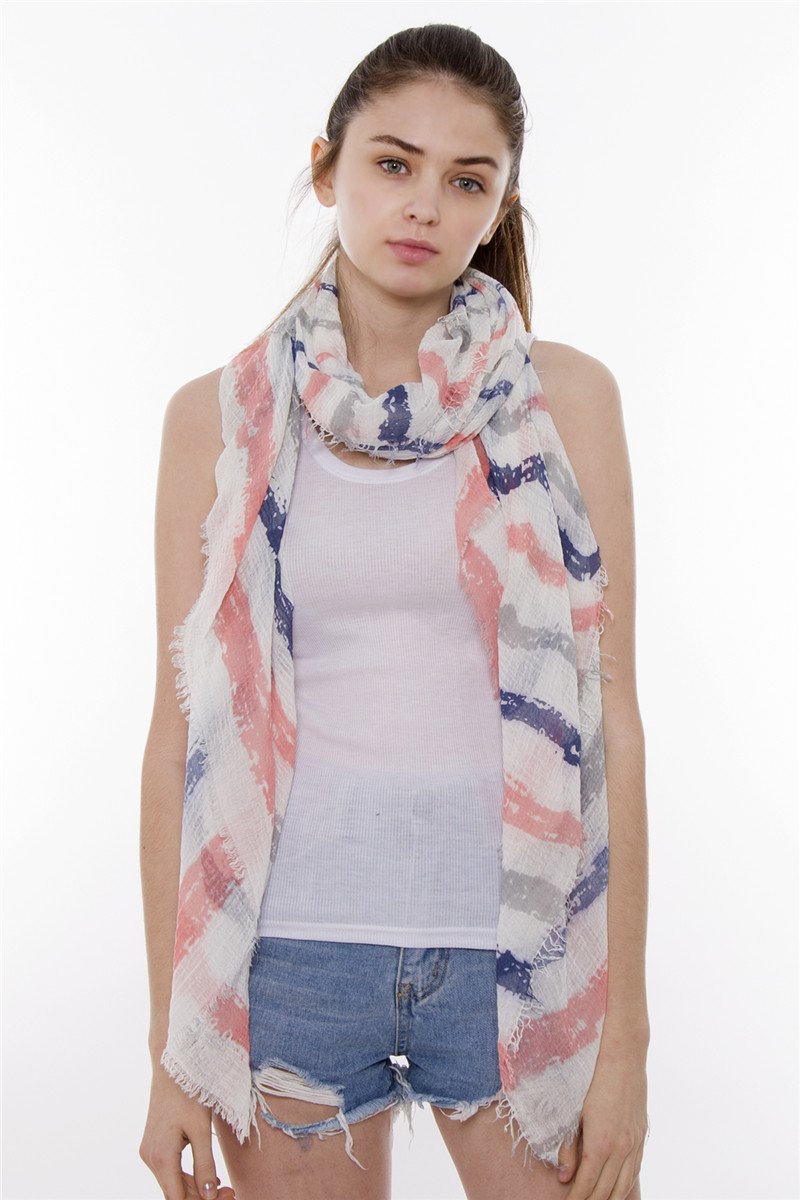 Striped Oblong Scarf