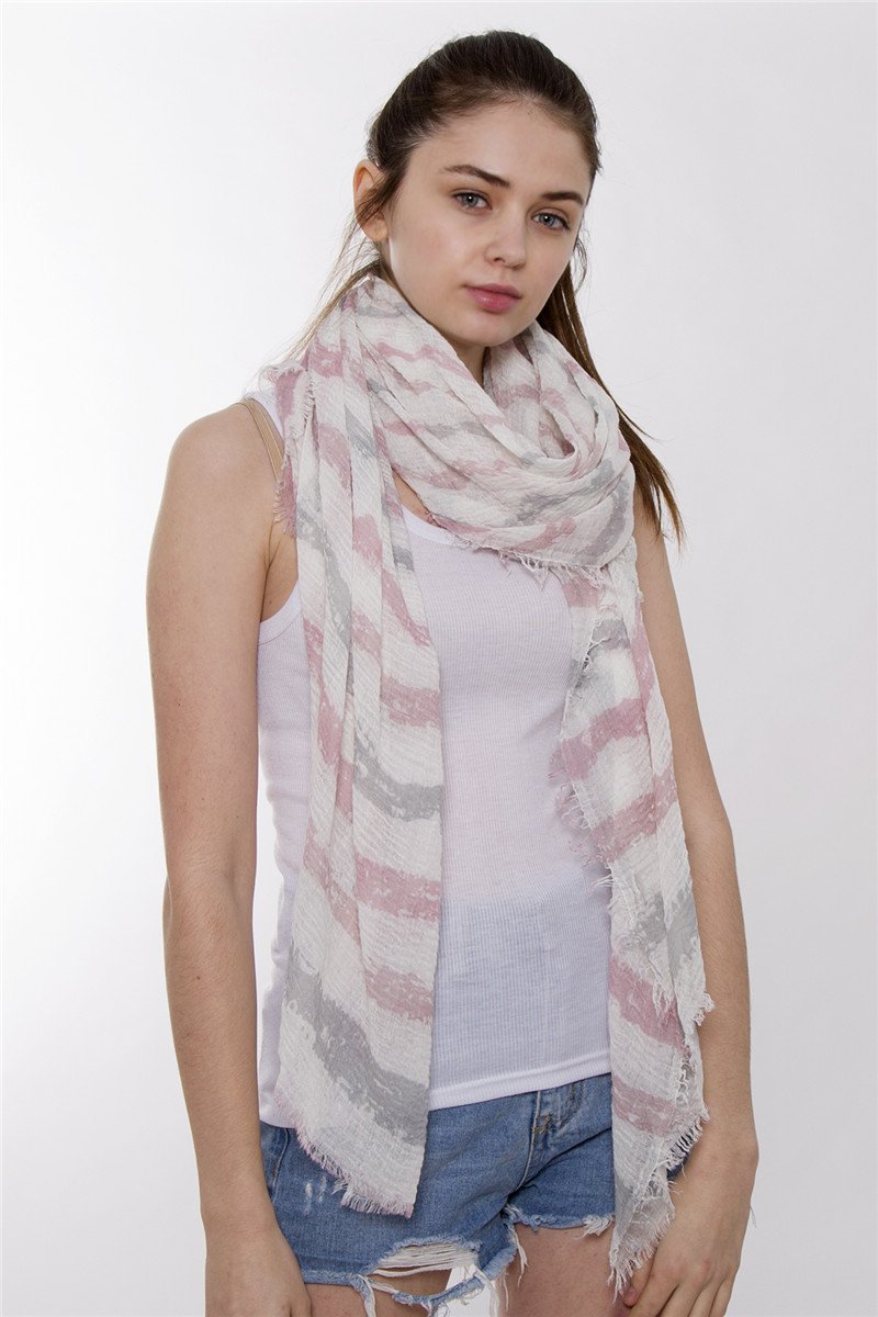 Striped Oblong Scarf