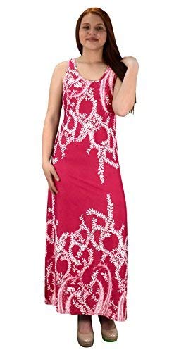 Wholesale Lot: Paisley Print Sleeveless Scoop Neck Beach Maxi Dress XL Red