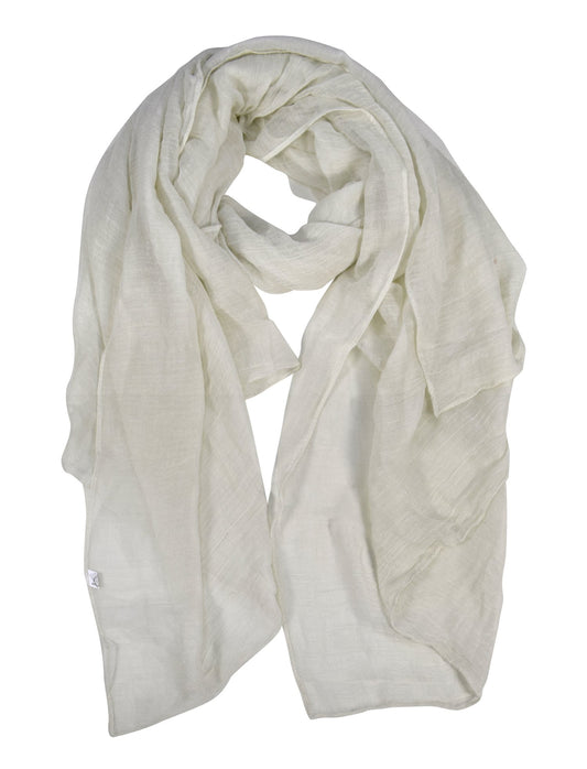 Wholesale Bulk Lot: Lightweight Sheer Oversized White Scarf Sarong Beach Wrap for Resellers