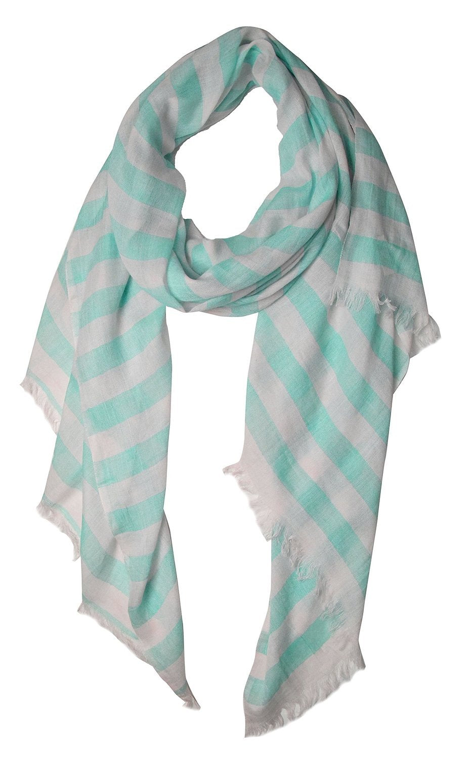 Wholesale Bulk Lot: Lightweight Sailor Striped Nautical All Seasons Scarf Wrap Reseller Pack