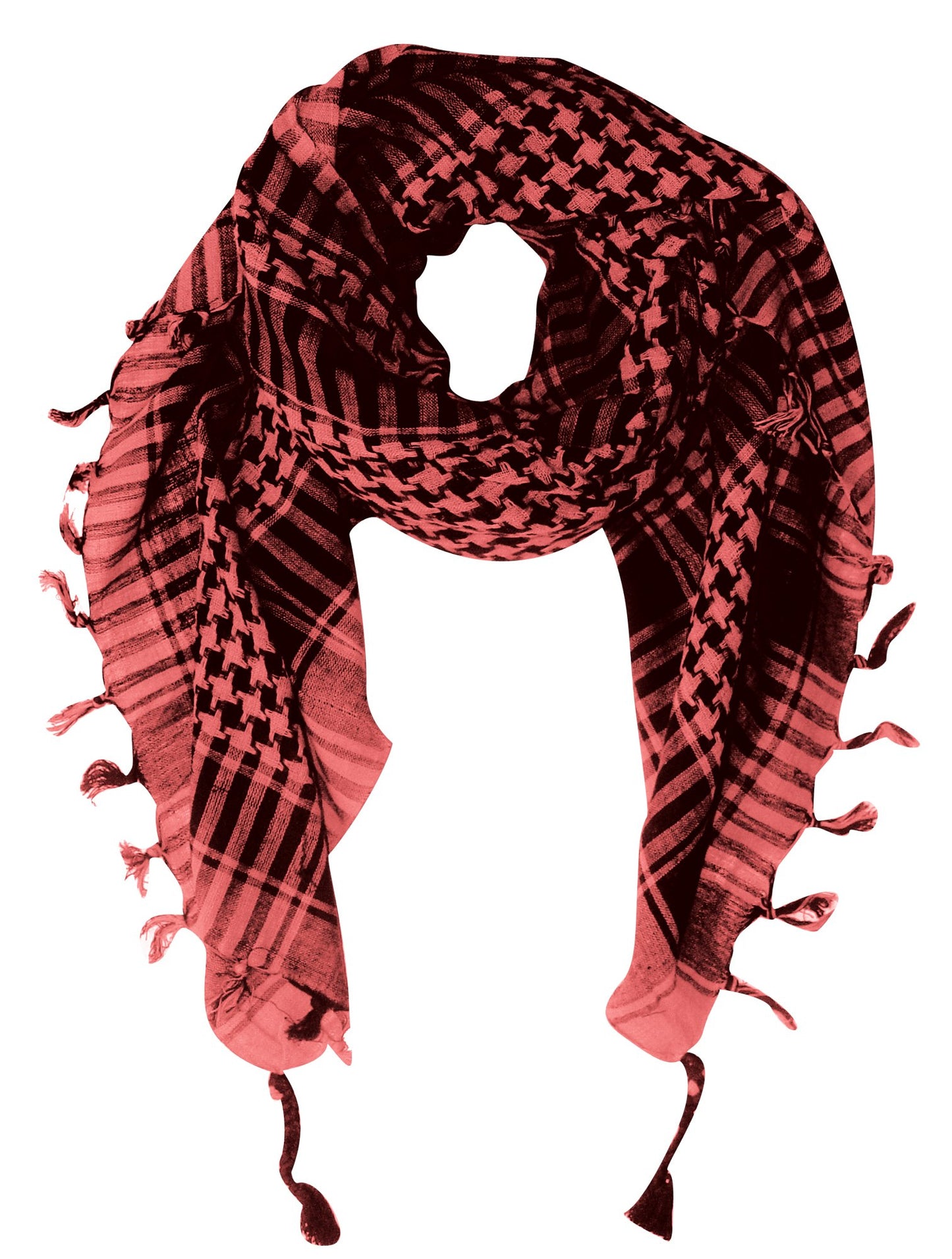 Wholesale Bulk Lot: 100% Cotton Pink Tactical Military Shemagh Keffiyeh Scarf for Resellers