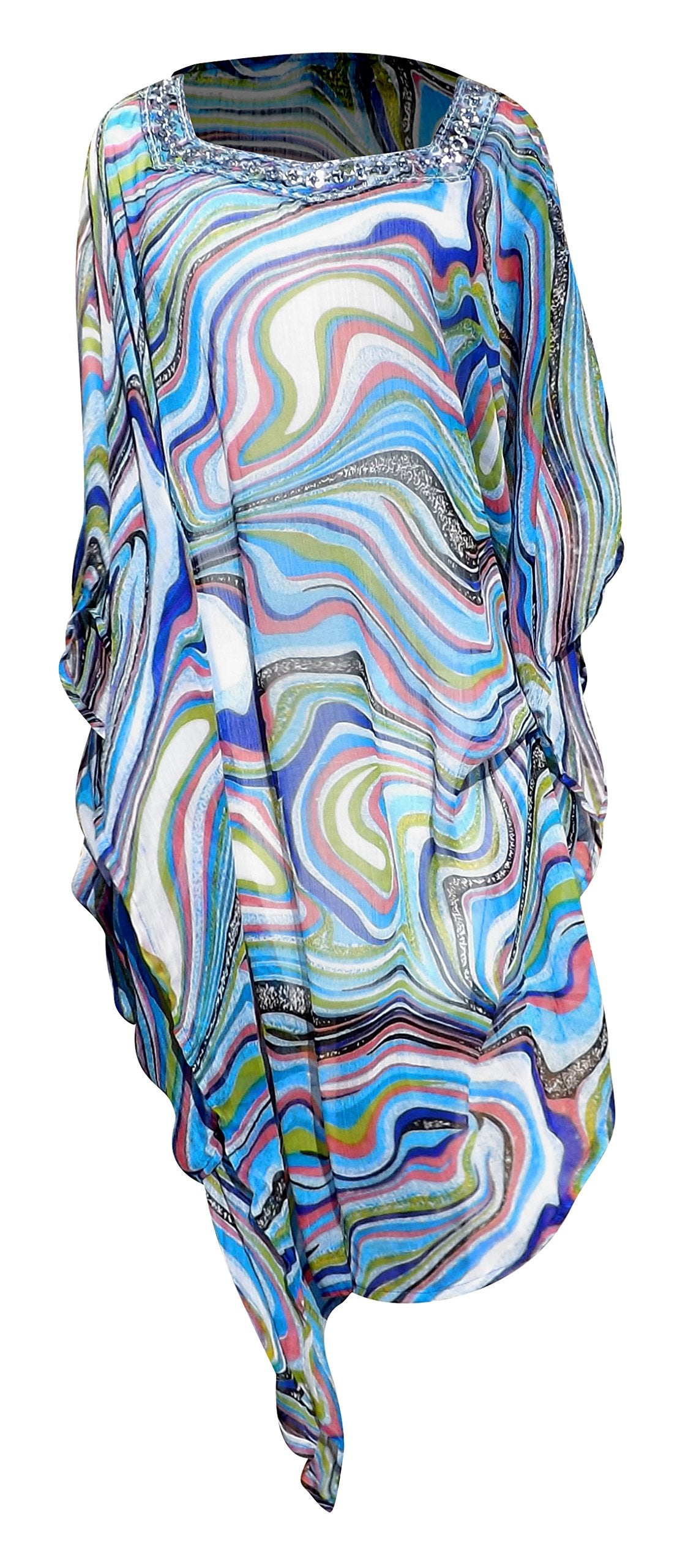 Wholesale Bulk Lot: Bohemian Summer Tunic Beach Cover Up Embellished Dress