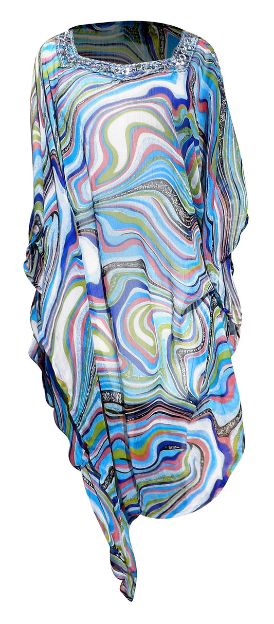 Wholesale Bulk Lot: Bohemian Summer Tunic Beach Cover Up Embellished Dress