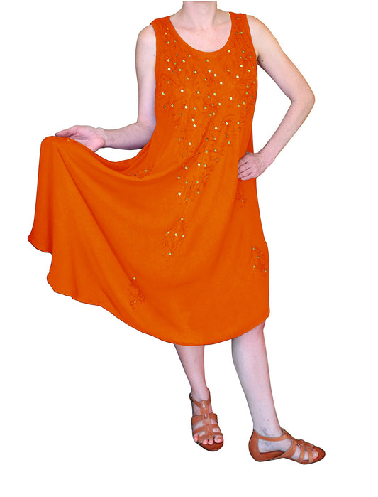 Wholesale Bulk Lot: Embroidered Gem Bathing Suit Cover Up A Line Tunic Dress Reseller