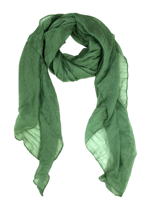Wholesale Bulk Lot: Lightweight Sheer Green Oversized Scarf Beach Wrap Reseller Pack
