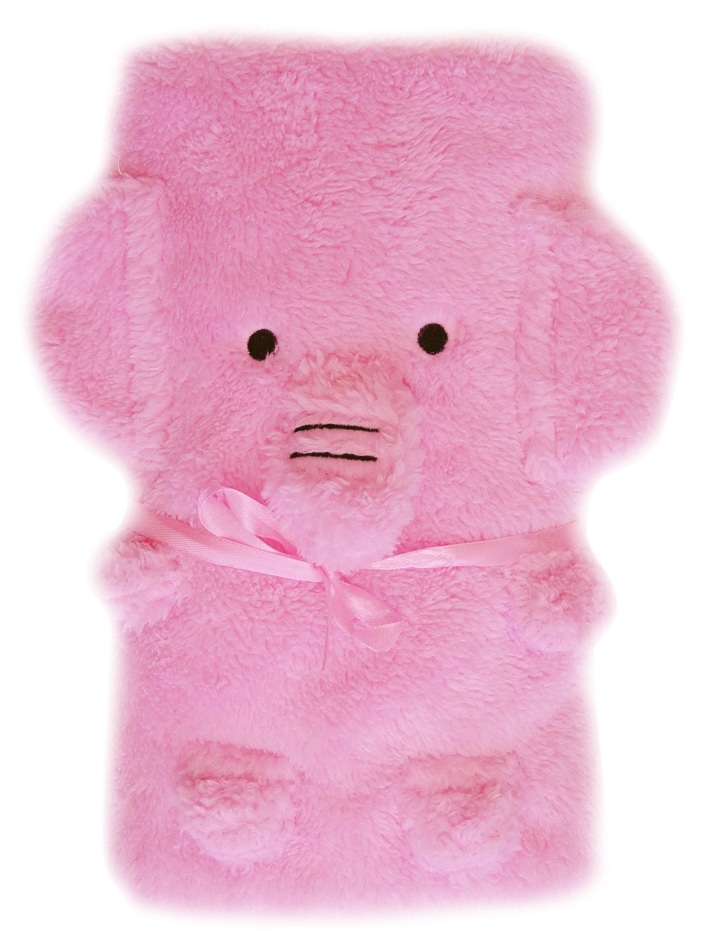 Wholesale Bulk Lot: Snuggle Elephant Baby Blanket Soft Plush Pink
