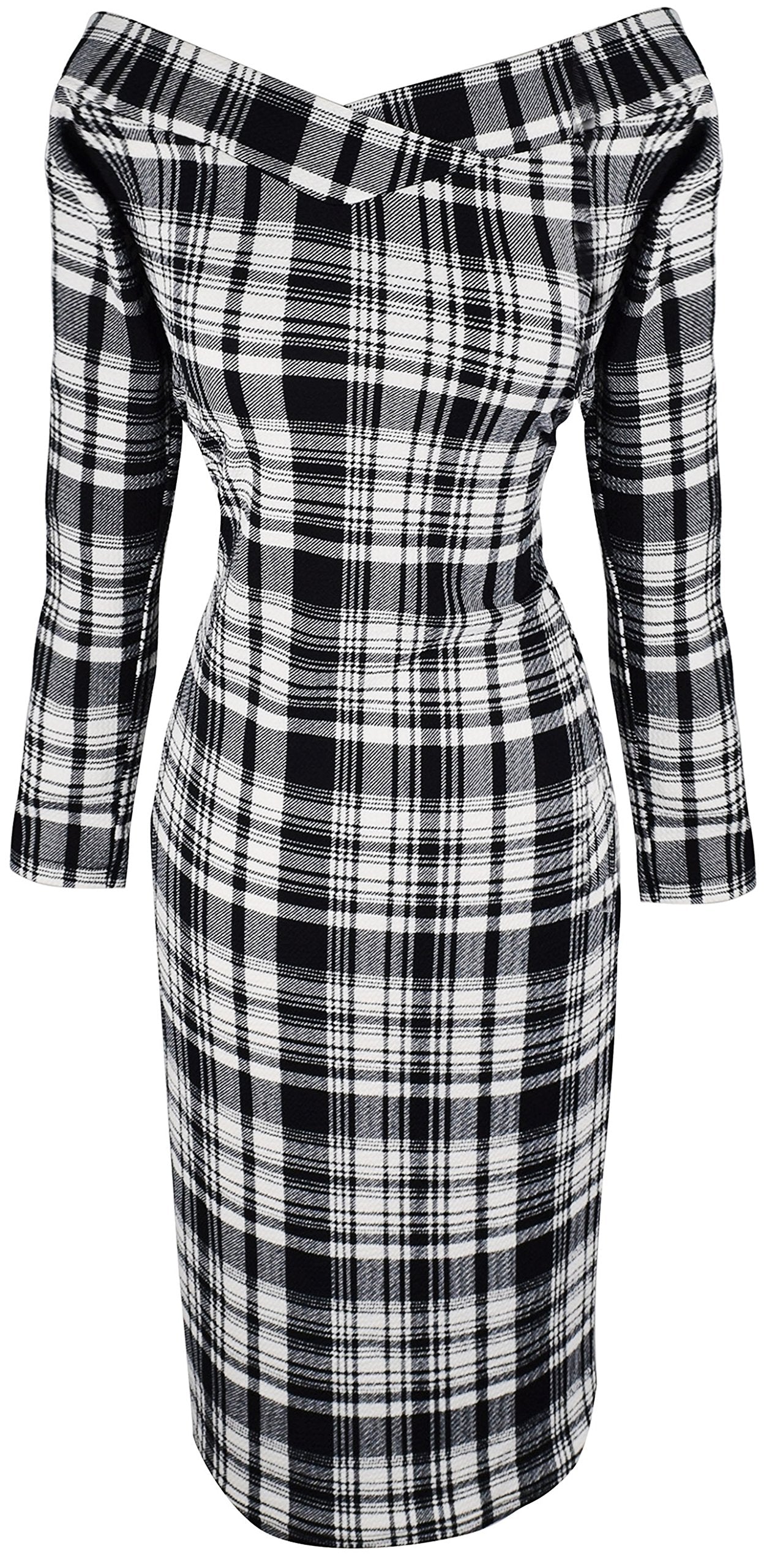 Wholesale Bulk Lot Reseller Bodycon Bodice Slim Fit Evening Dress Black White M