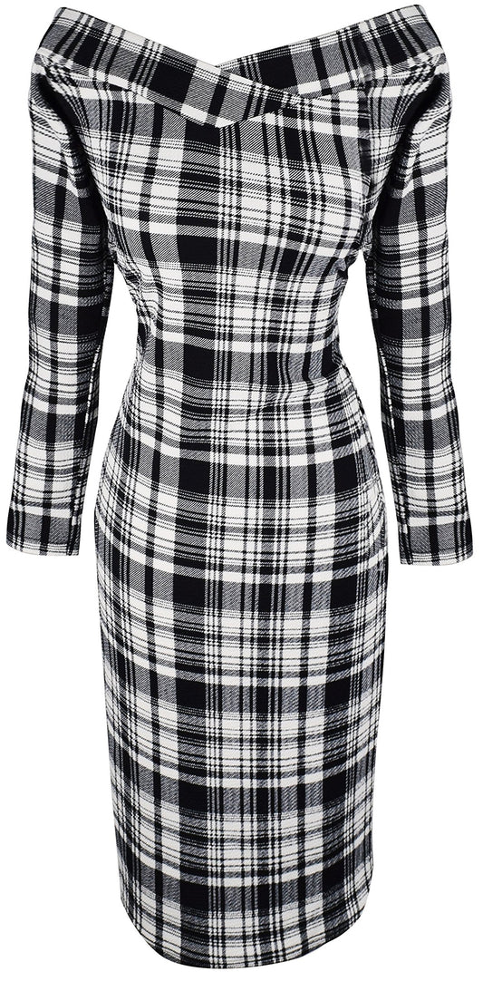 Wholesale Bulk Lot Reseller Bodycon Bodice Slim Fit Evening Dress Black White M