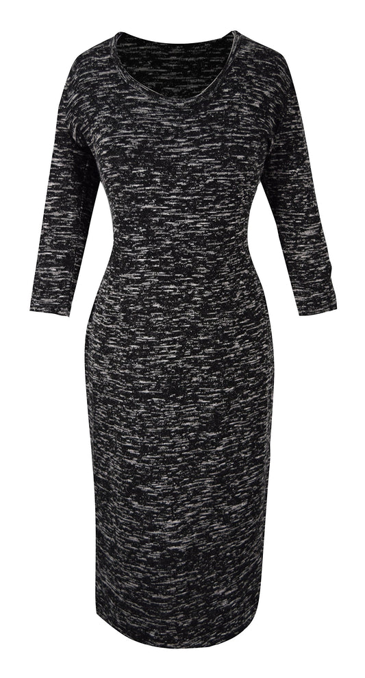 Wholesale Bulk Lot: Chic Printed 3/4 Sleeve Work Business Sheath Dress Large