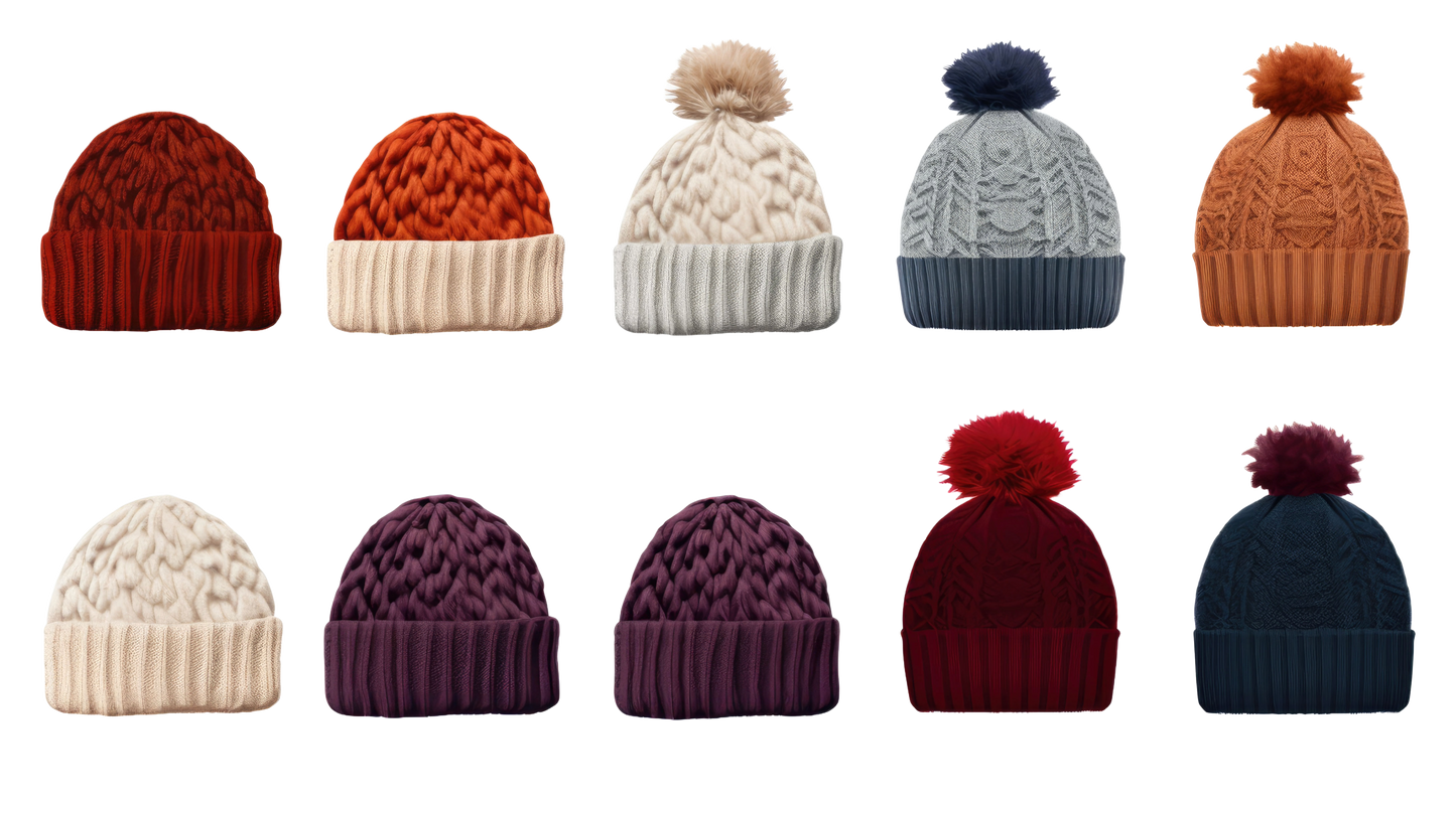 Boutique Men Winter Hats - 50 pcs