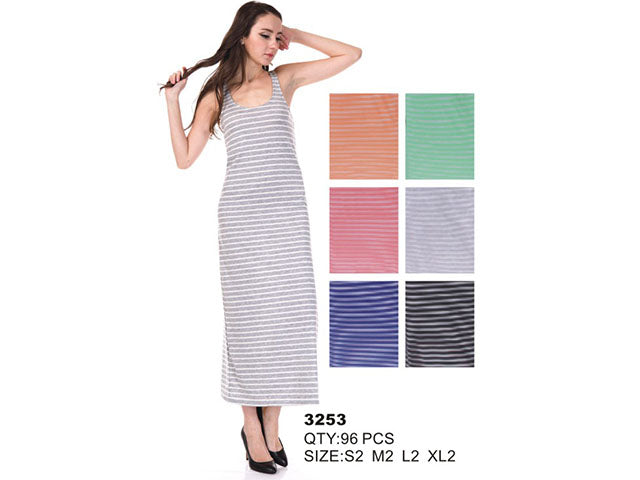 Stripe Dress GDP3253-AT