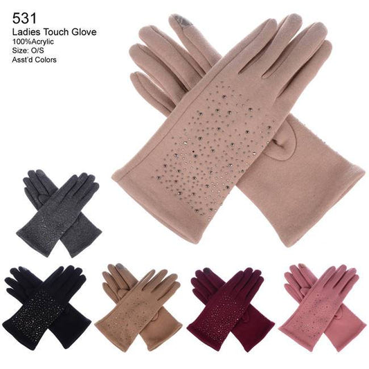 12-pack Wholesale Women's's Winter Texting Gloves Touch Screen -
