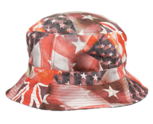 Multi Flag Reversible Bucket Hats