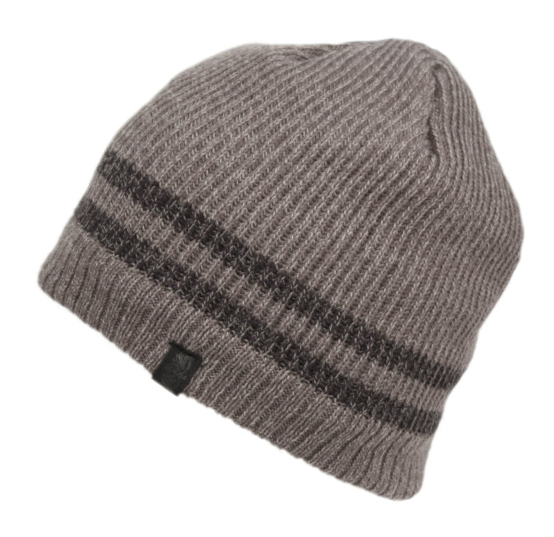 Men'S Cable Knit Beanie With Fleece Lining
