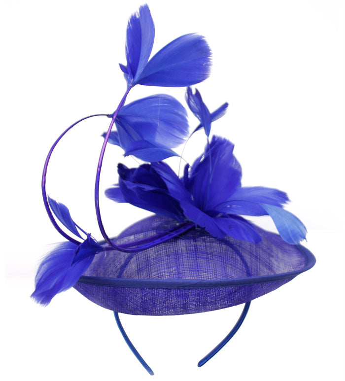 Sinamay Fascinator With Flower On The Top
