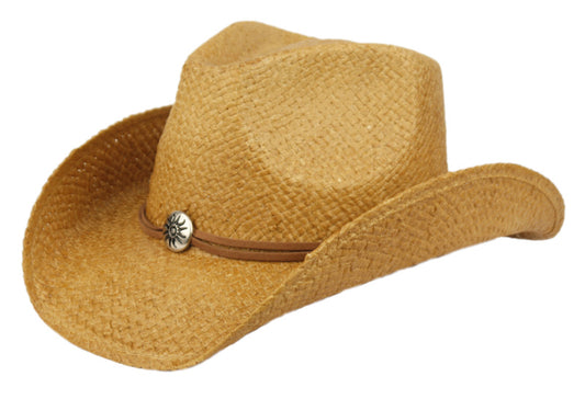 Fashion Cowboy Hats W/Trim Band & Studs