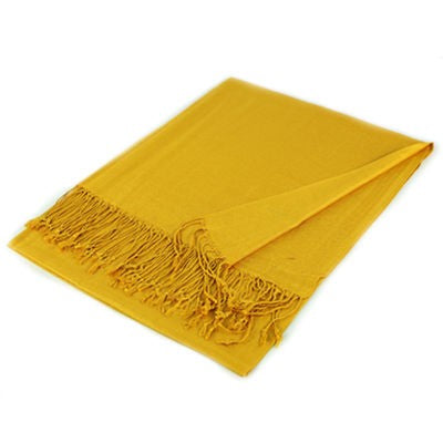 Wholesale Gold Solid Pashmina Scarf