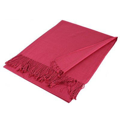 Wholesale Coral Solid Pashmina Scarf