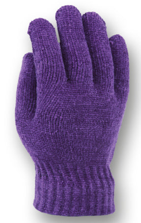 Ladies Knit Chenille Glove