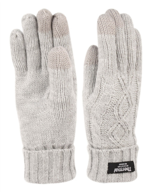 Thermal Knit Glove With Screen Touch