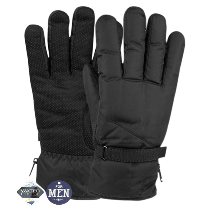 Men'S Waterproof Ski Glove W/Sherpa Lining