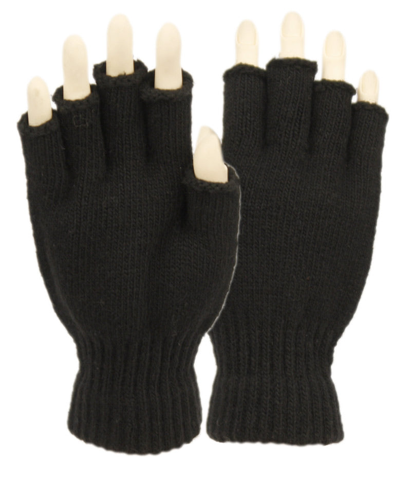 Half Finger Knit Gloves