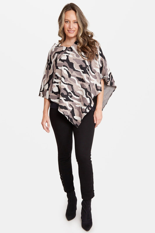Camouflage Pattern Poncho